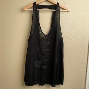 Puma Mesh Layering Tank Size M Black NWT